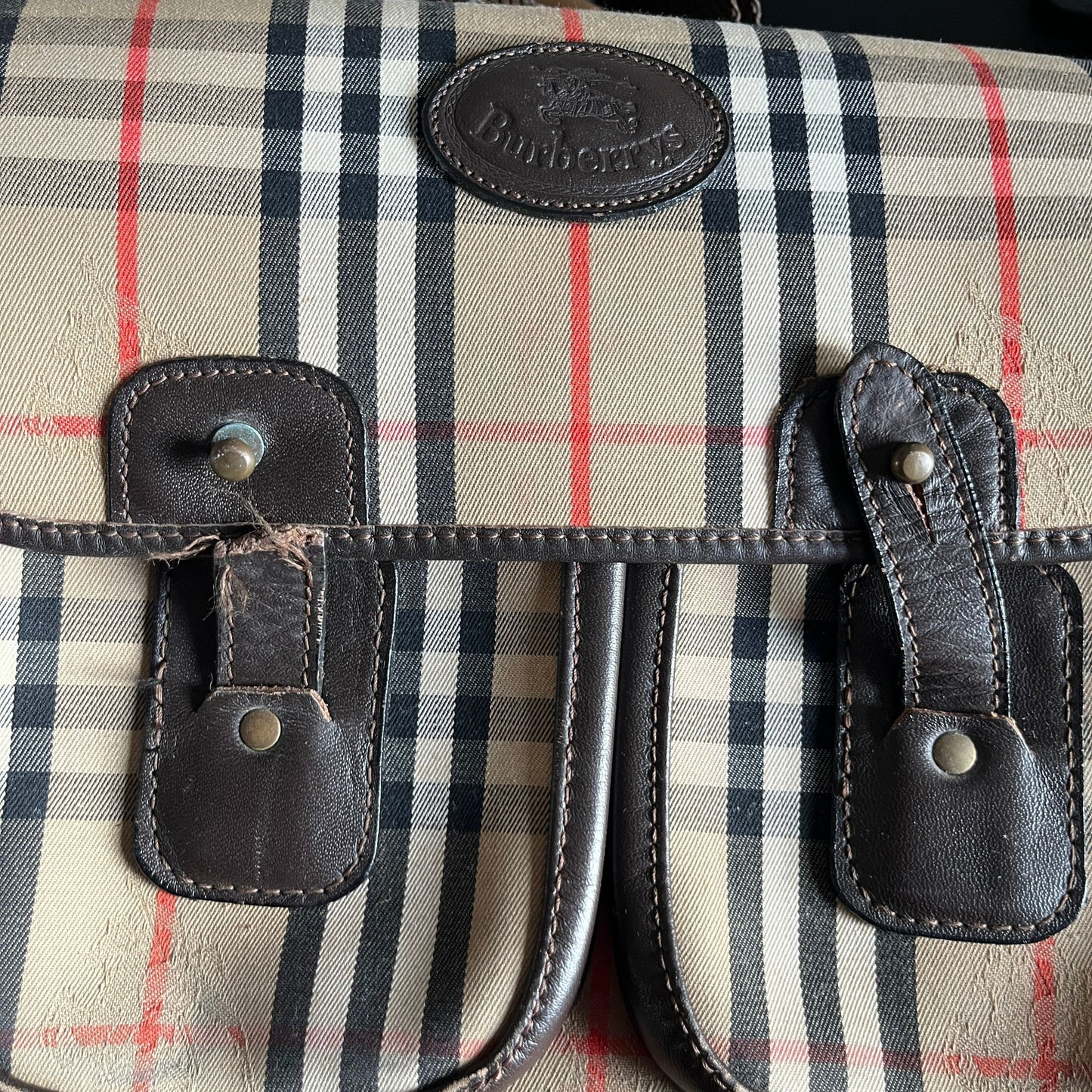 Burberry Haymarket Check Crossbody Bag