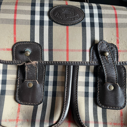 Burberry Haymarket Check Crossbody Bag