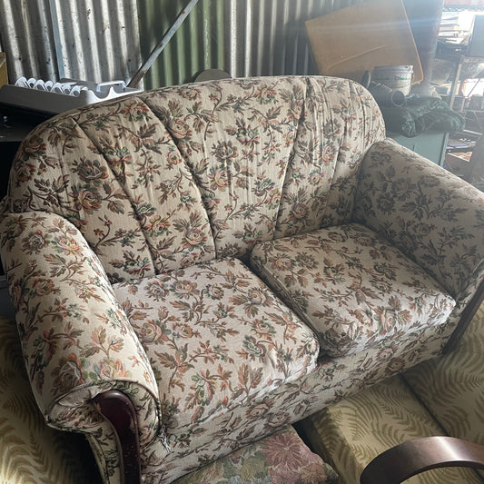 Floral Pattern Loveseat