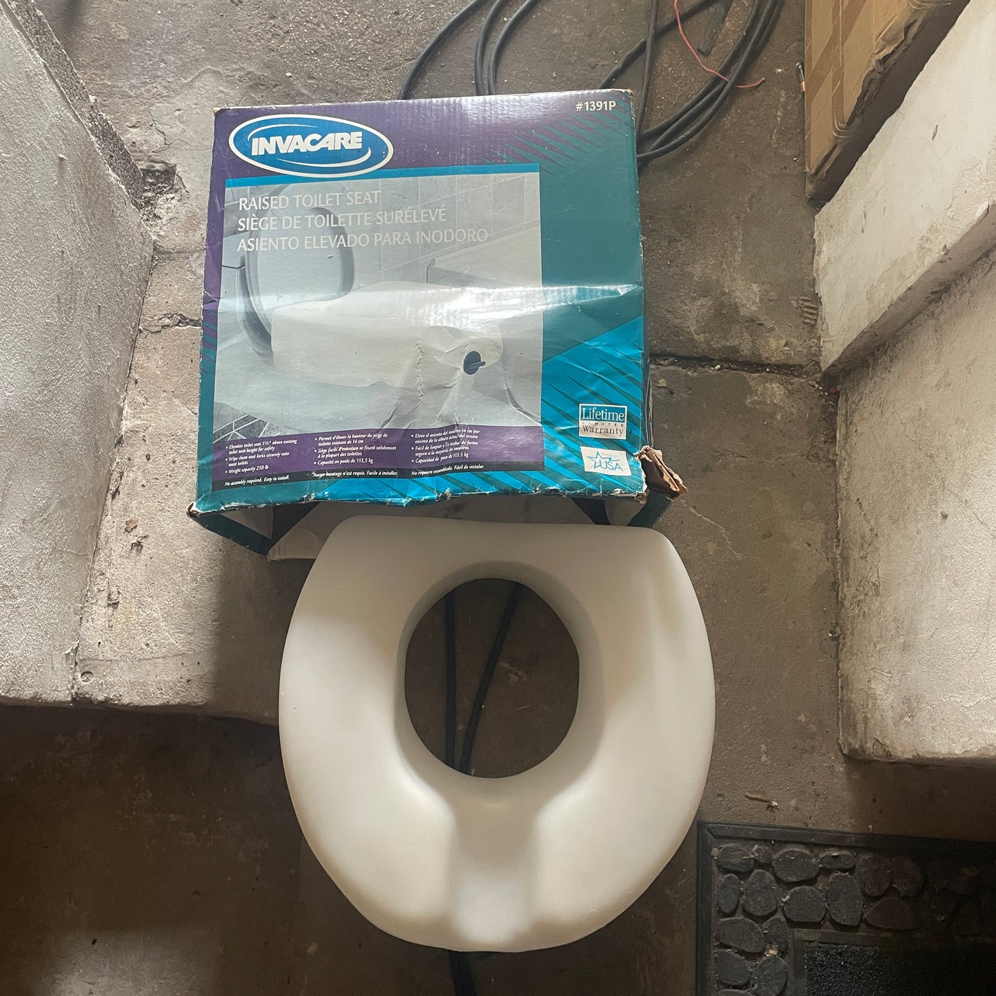 Invacare Raised Toilet Seat #1391P