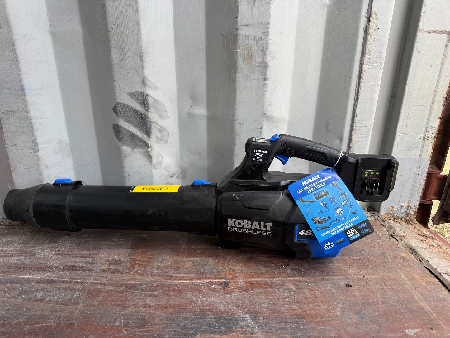 Kobalt 48V MAX (24v x 2) 600-CFM 150-MPH Battery Handheld Leaf Blower