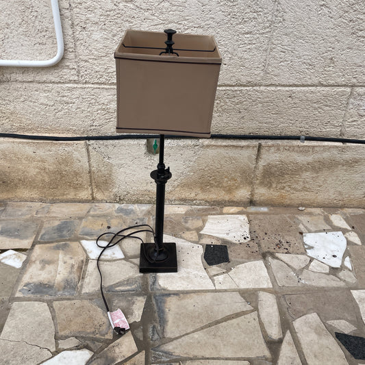 Lamp With Brown Shade
