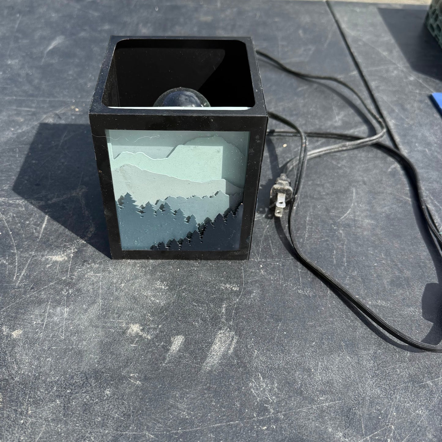 Layered Paper Art Light Box