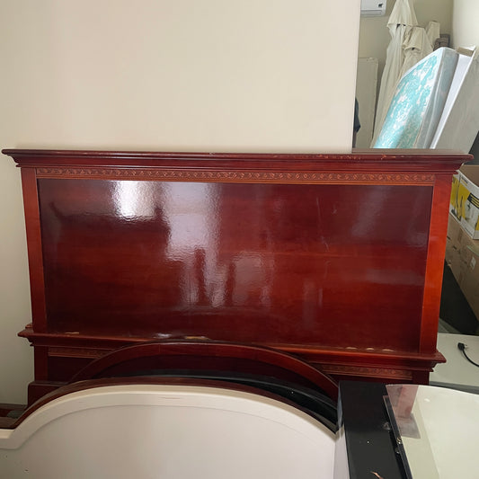 Mahogany Finish Wooden Headboard