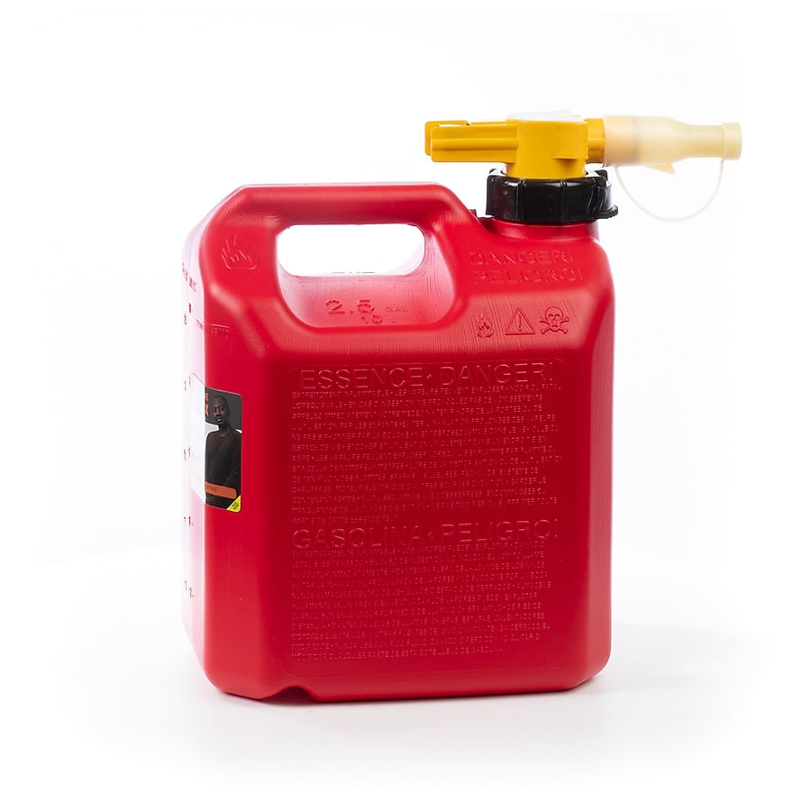 No Spill 2.5-Gallon Plastic Gasoline Can