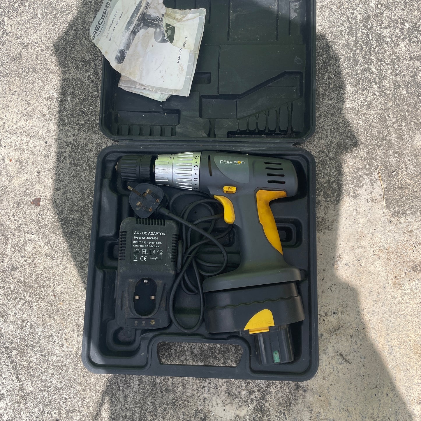 Precision Power Tools JQZ-ZG20-118 15V Cordless Drill