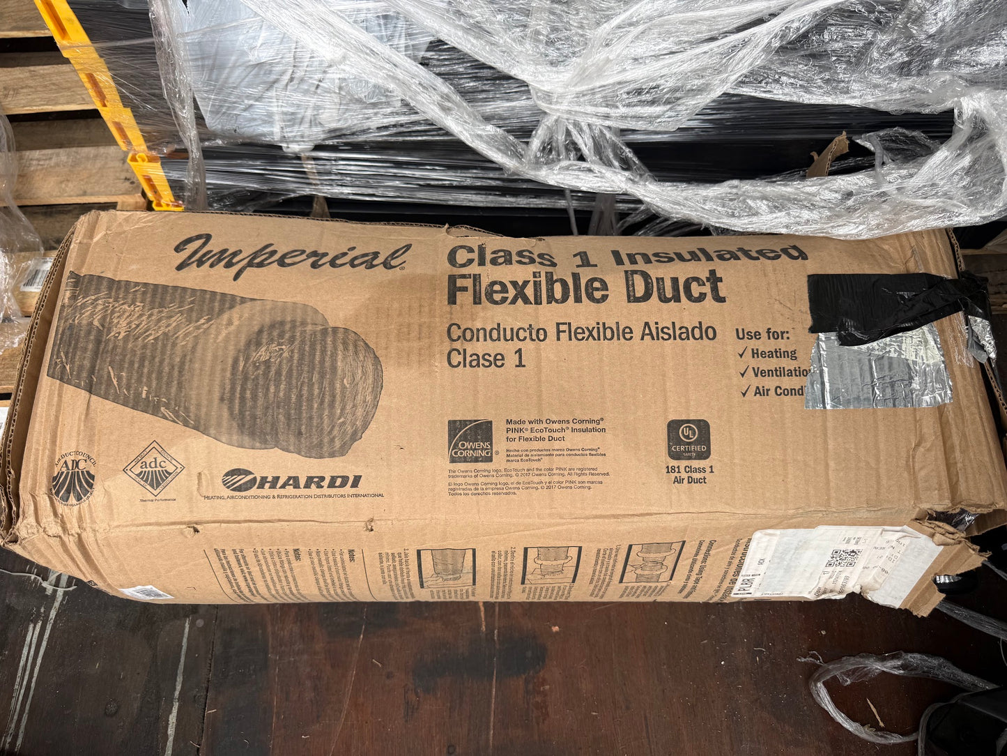 Rubber-Cal  4-in x 25.0-ft Aluminum Insulated Flexible Duct