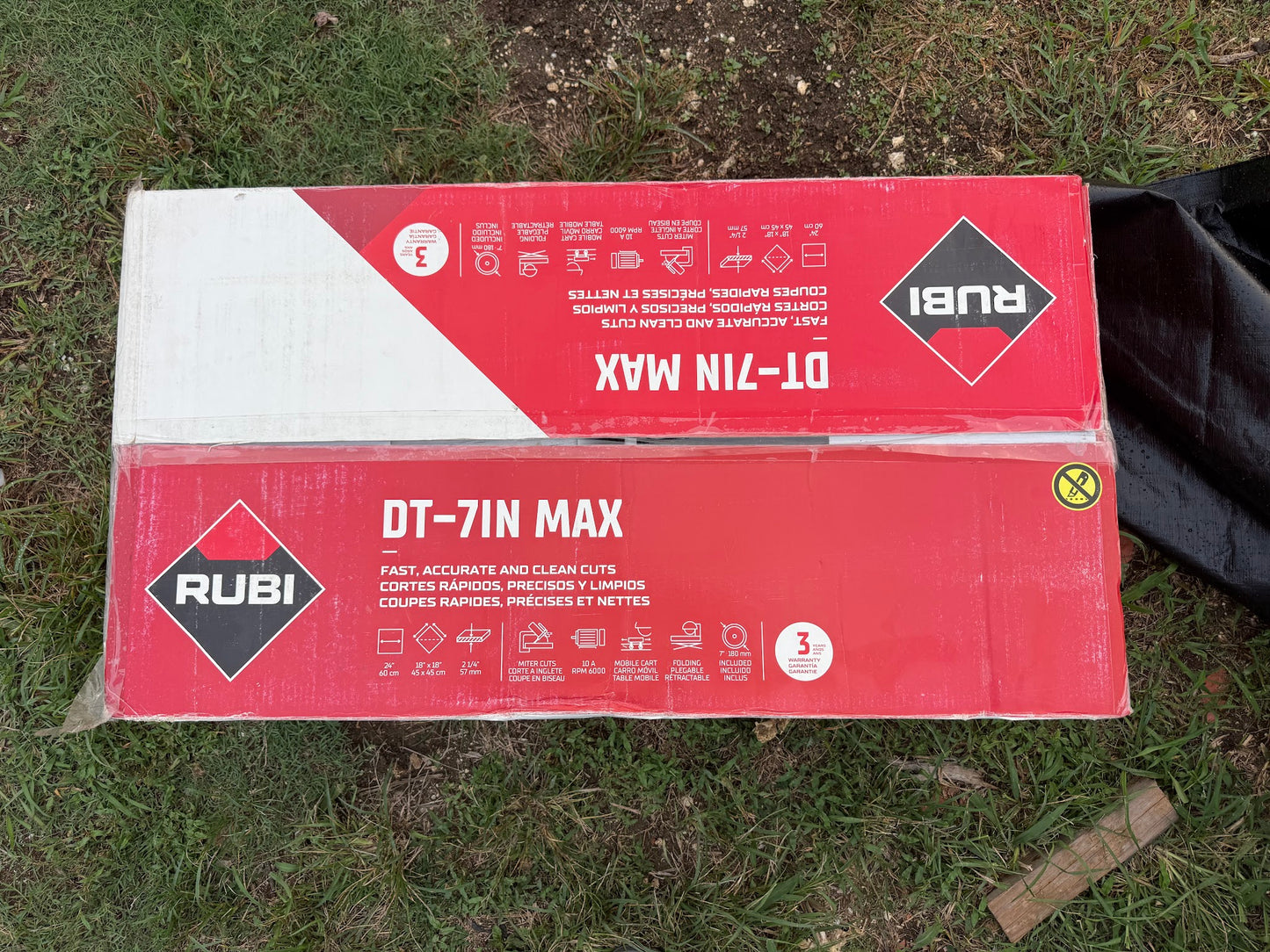 RUBI  10 -Amp 7-in -Blade Tabletop Sliding Table Tile Saw with Stand