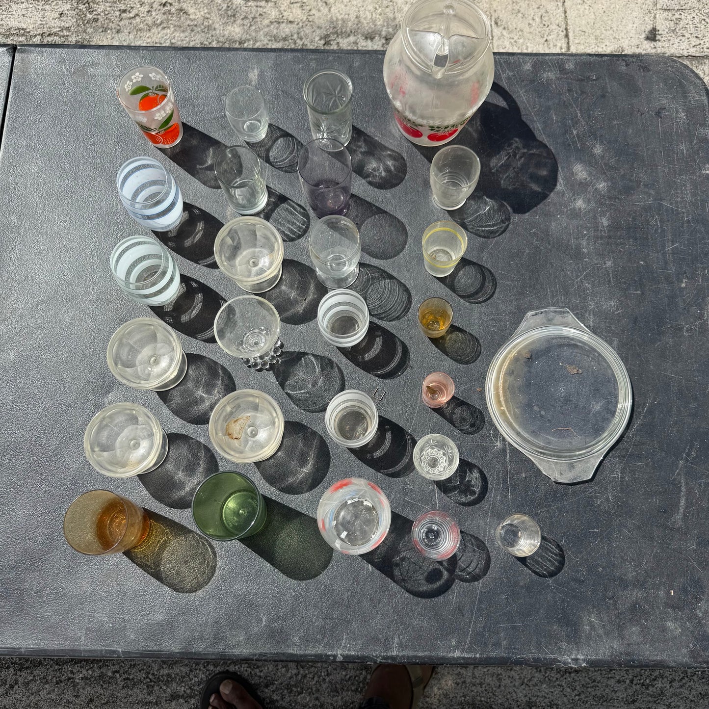 Set of Miscellaneous glassware