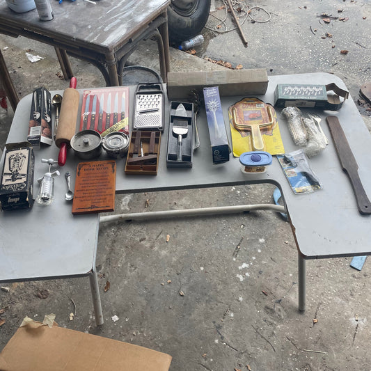 Steak Knife Set + Miscellaneous Items