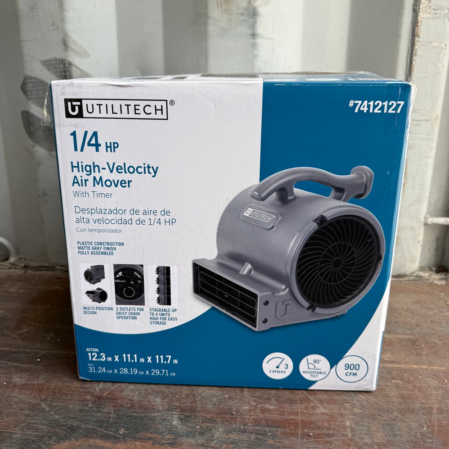 Utilitech Air Mover 1/2-HP 2800-CFM Centrifugal Indoor Blower Fan