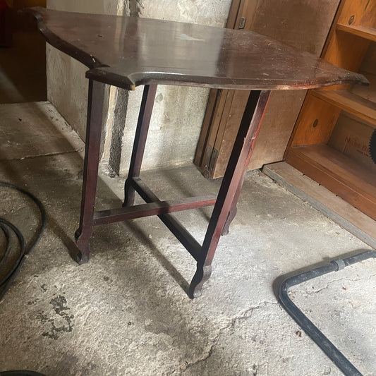 Vintage Dark Wood Side Table