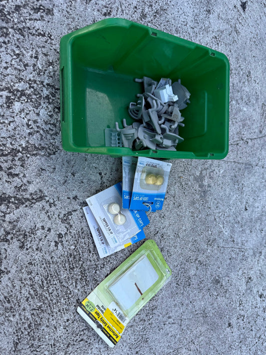 Westinghouse Lock-Up Caps, Reflective Safety Tape + Assorted Items