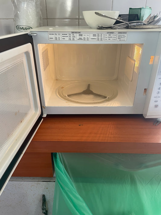 White Microwave