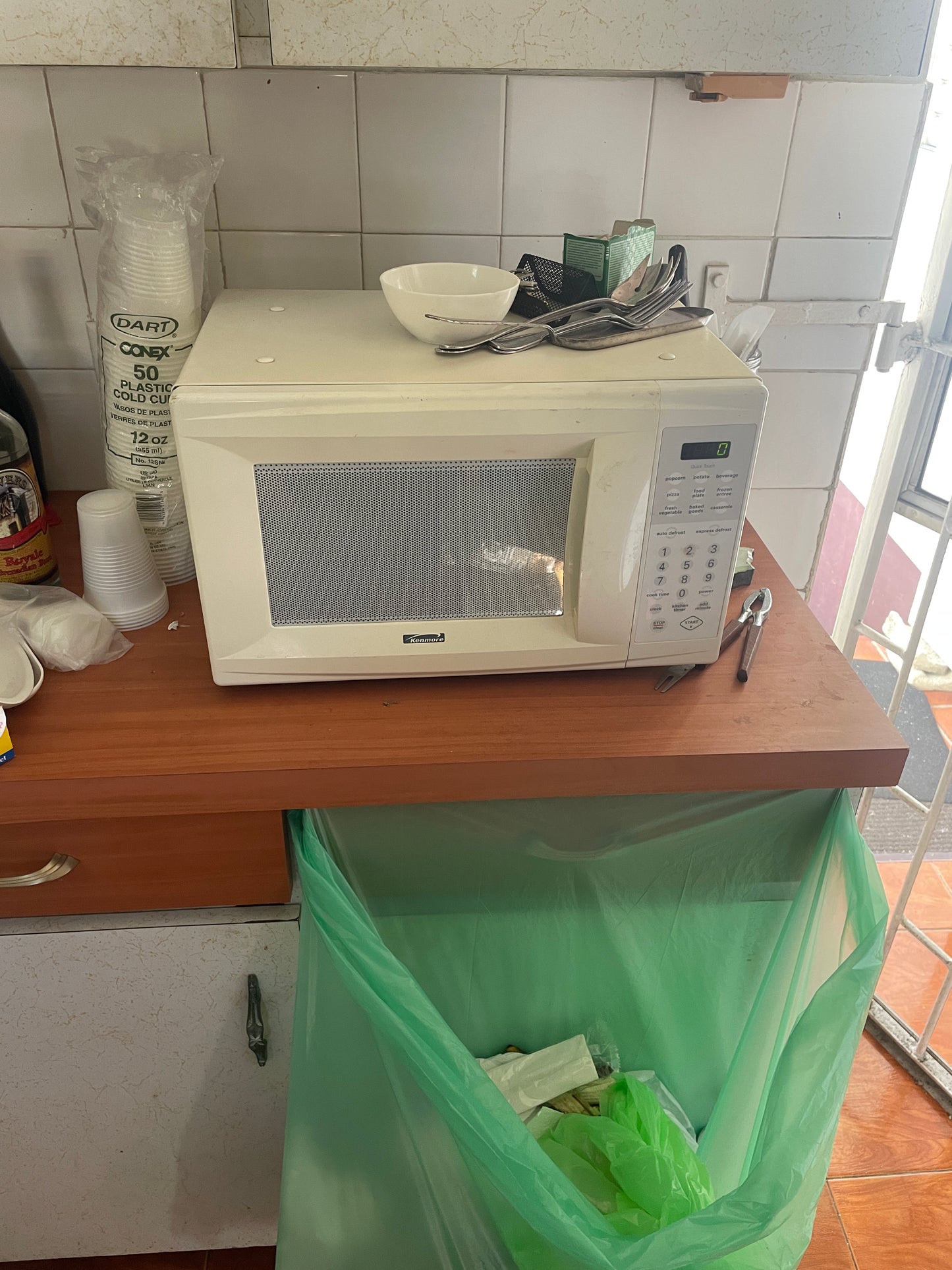 White Microwave