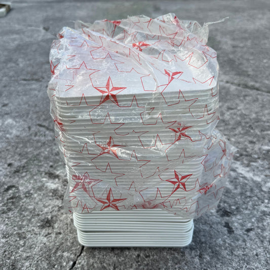 White Rectangular Trays