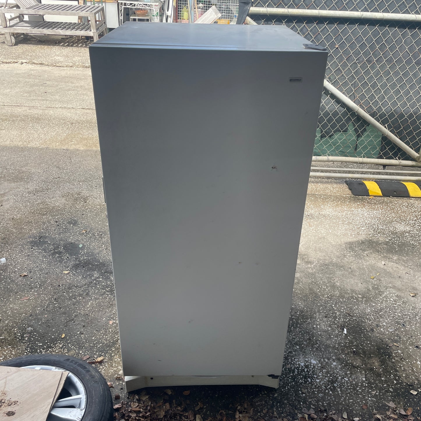 White Standing Fridge
