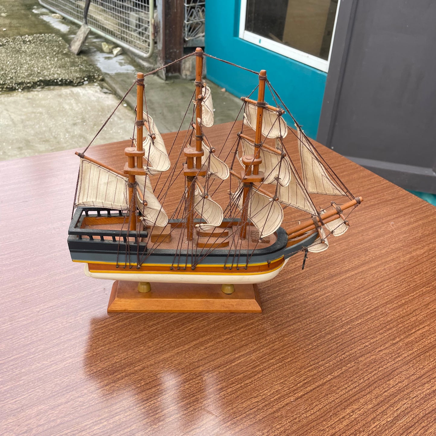 Wooden Decorative Model Ship