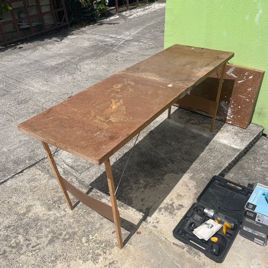 Wooden Folding Utility Table