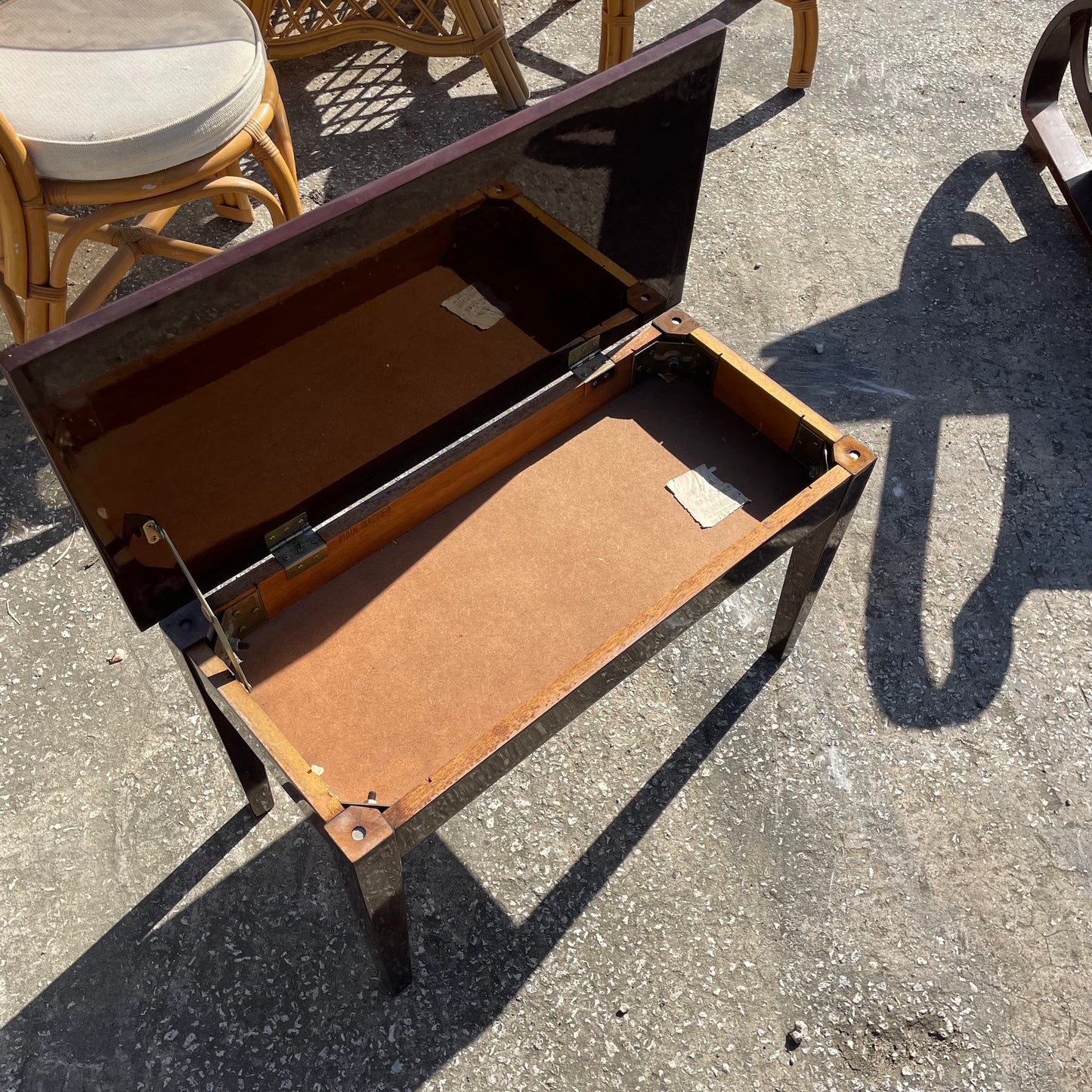 Wooden Storage Bench